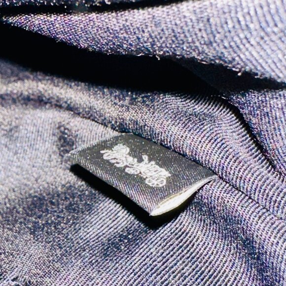 COACH HOUSTON MAP BAG IN SIGNATURE CANVAS CROSSBODY MESSENGER BAG UNISEX - Picture 9 of 11